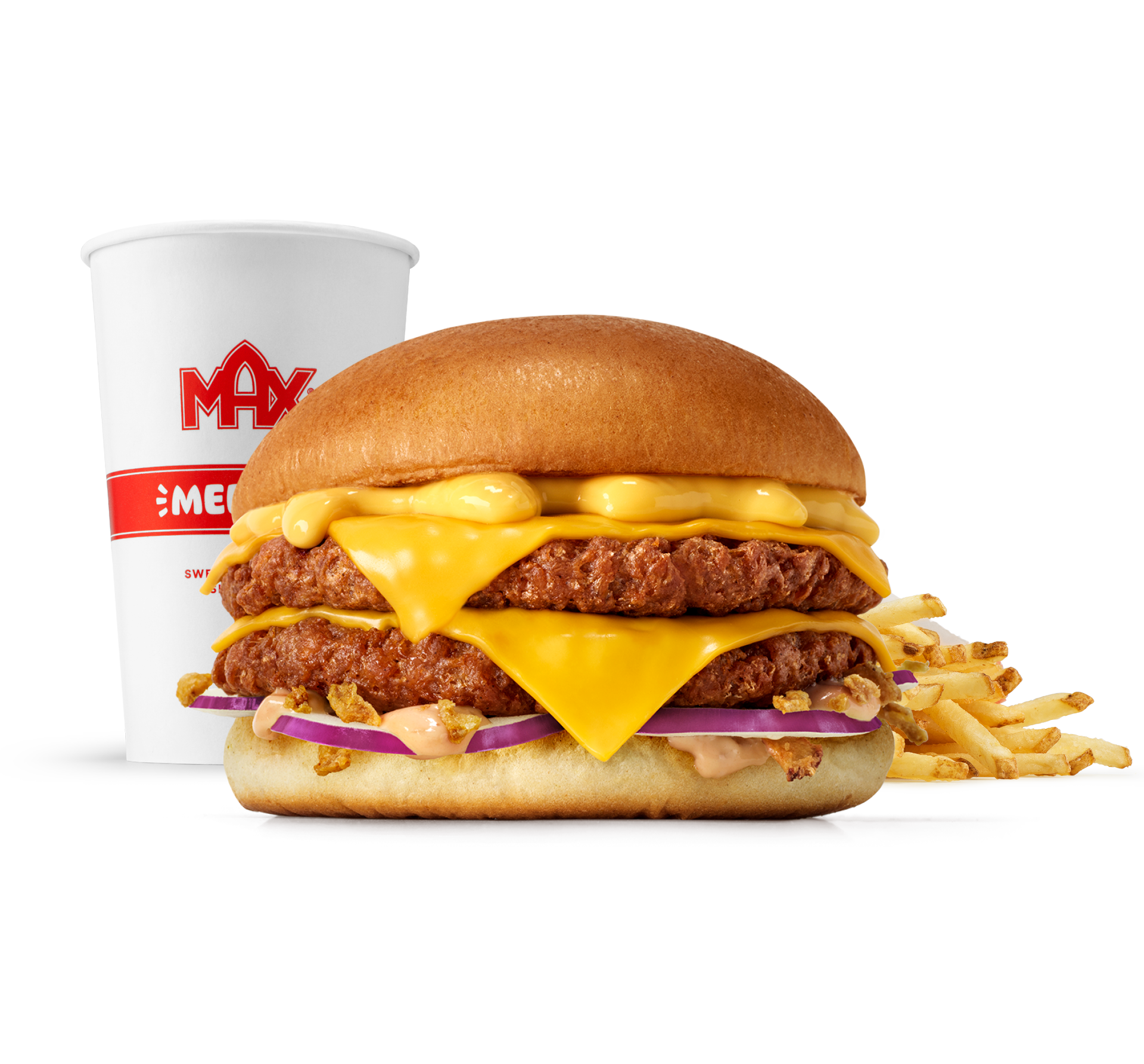 Cheddar Melt Plant Beef w zestawie