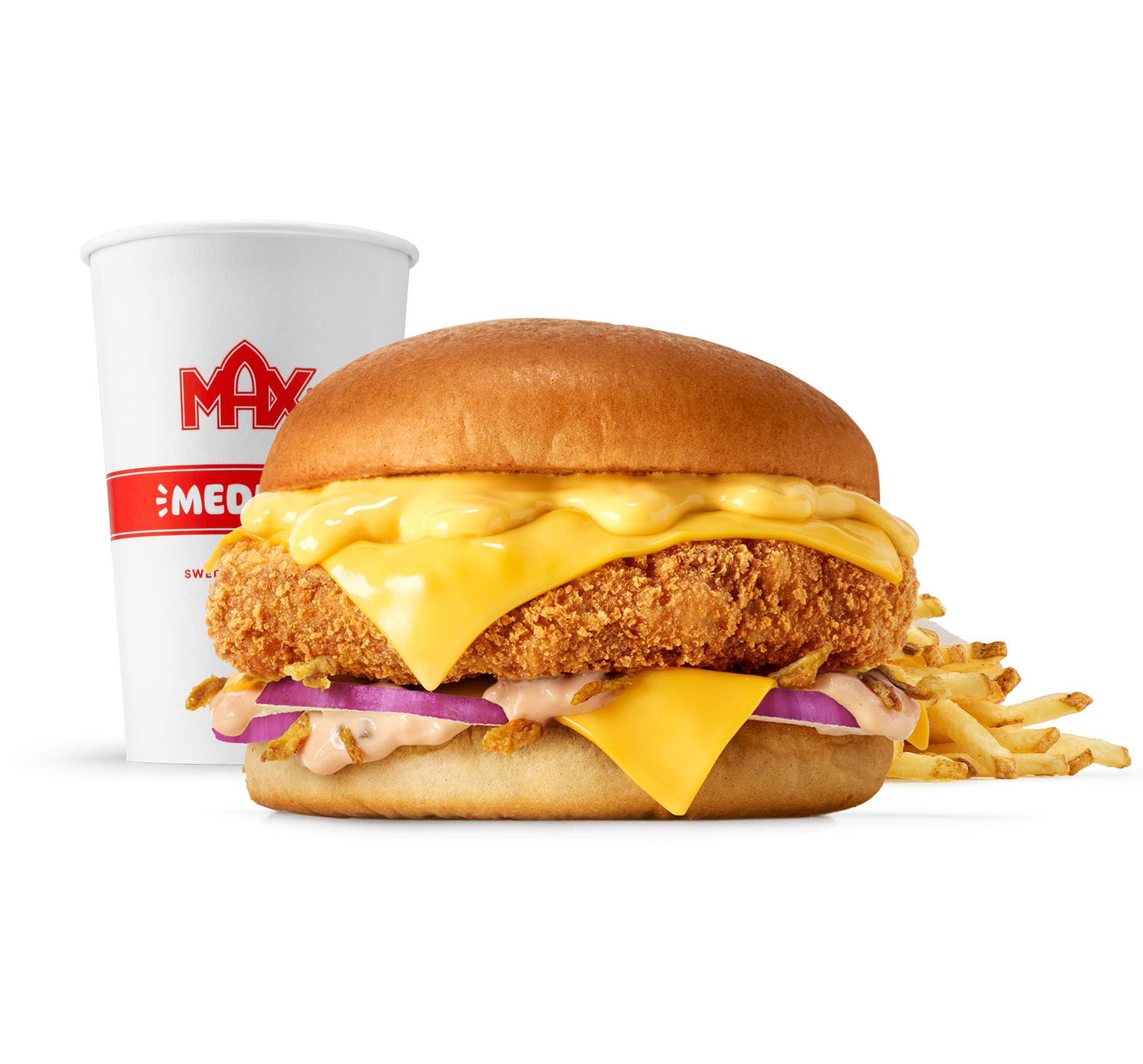 Cheddar Melt Crispy Supreme w zestawie