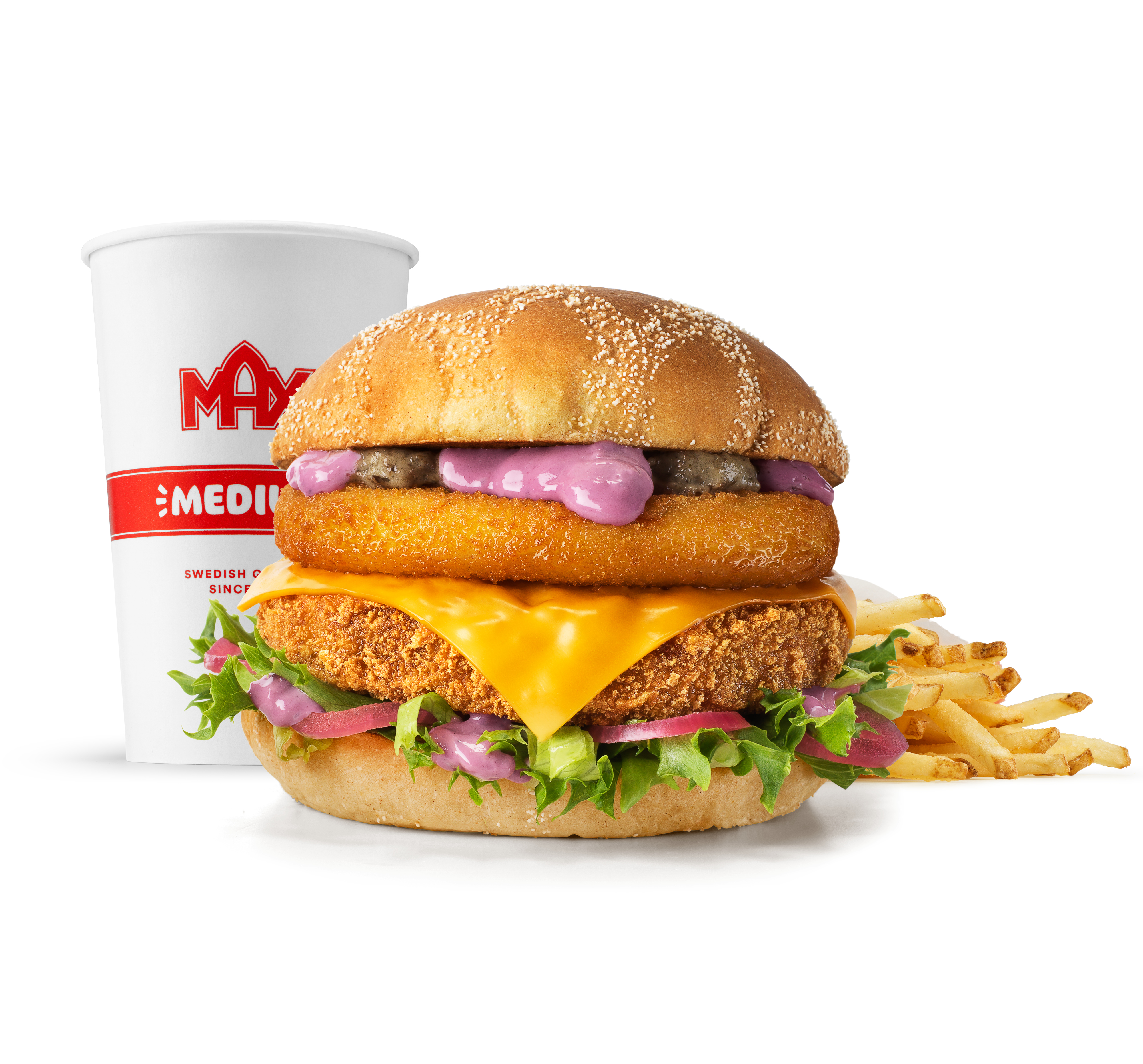 Burger Rywala Umami Crispy Supreme w zestawie​