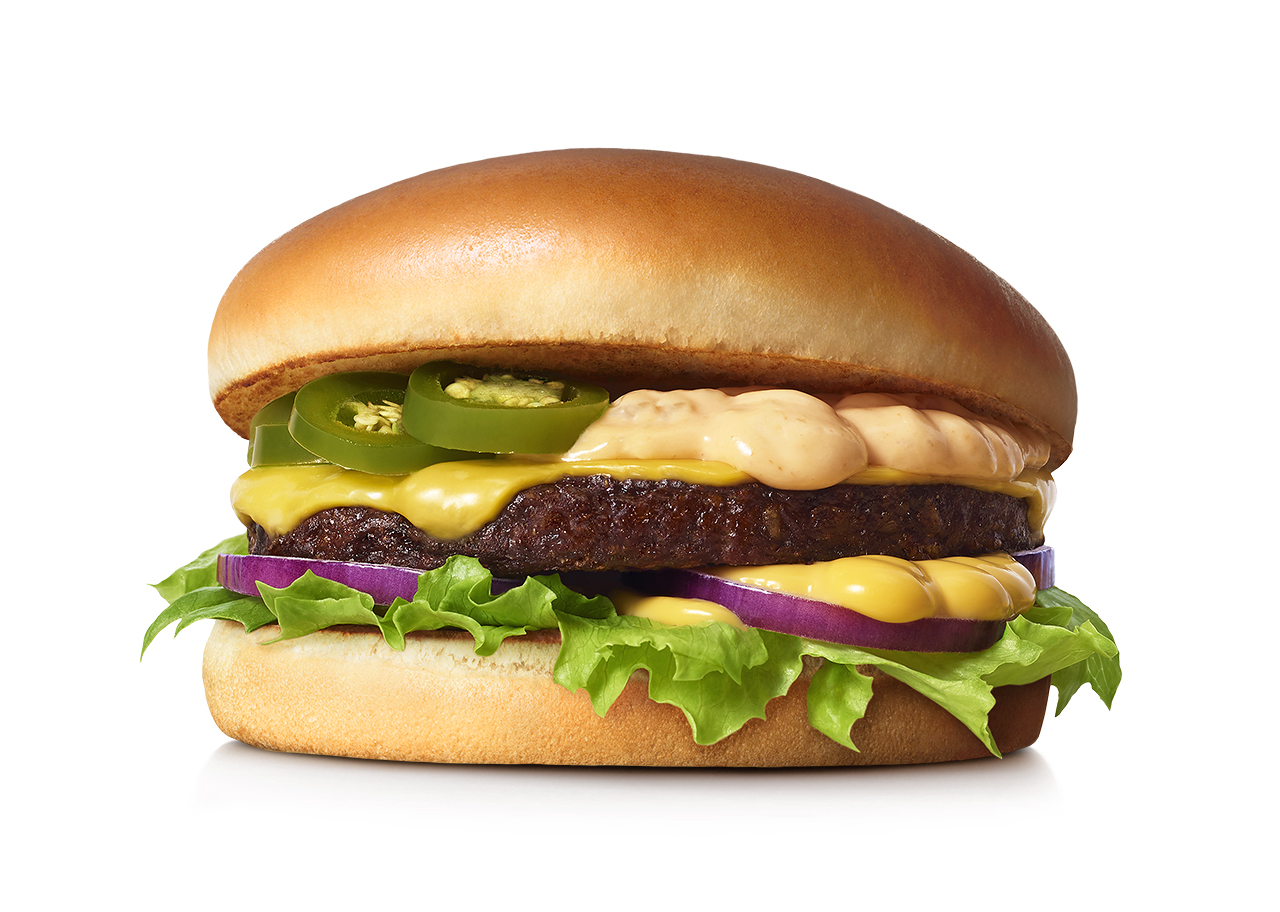 Wege Burger Pikantny z Cheddarem