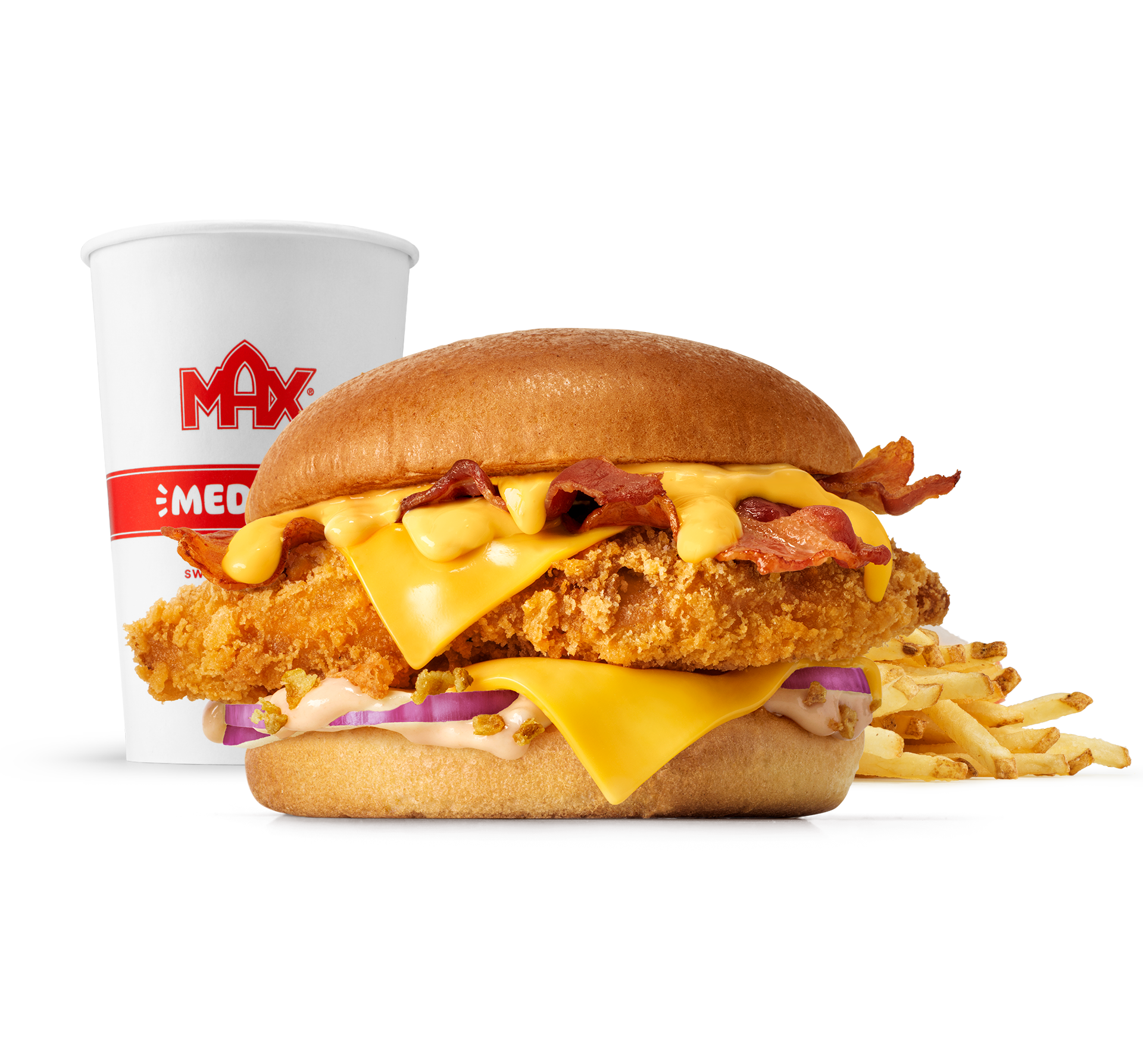 Cheddar Melt Grand Chicken 'n' Bacon w zestawie