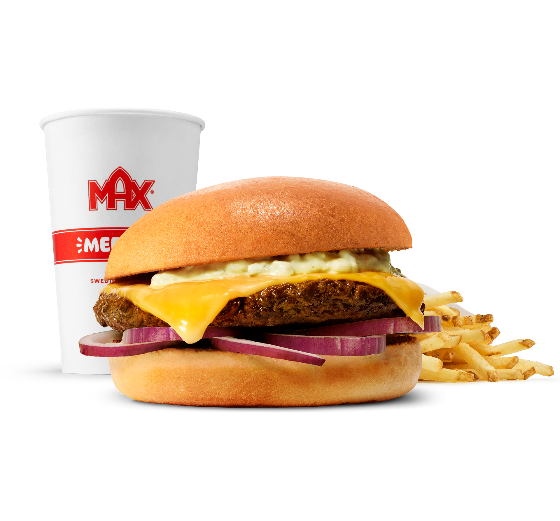 Tatarski Cheeseburger w zestawie