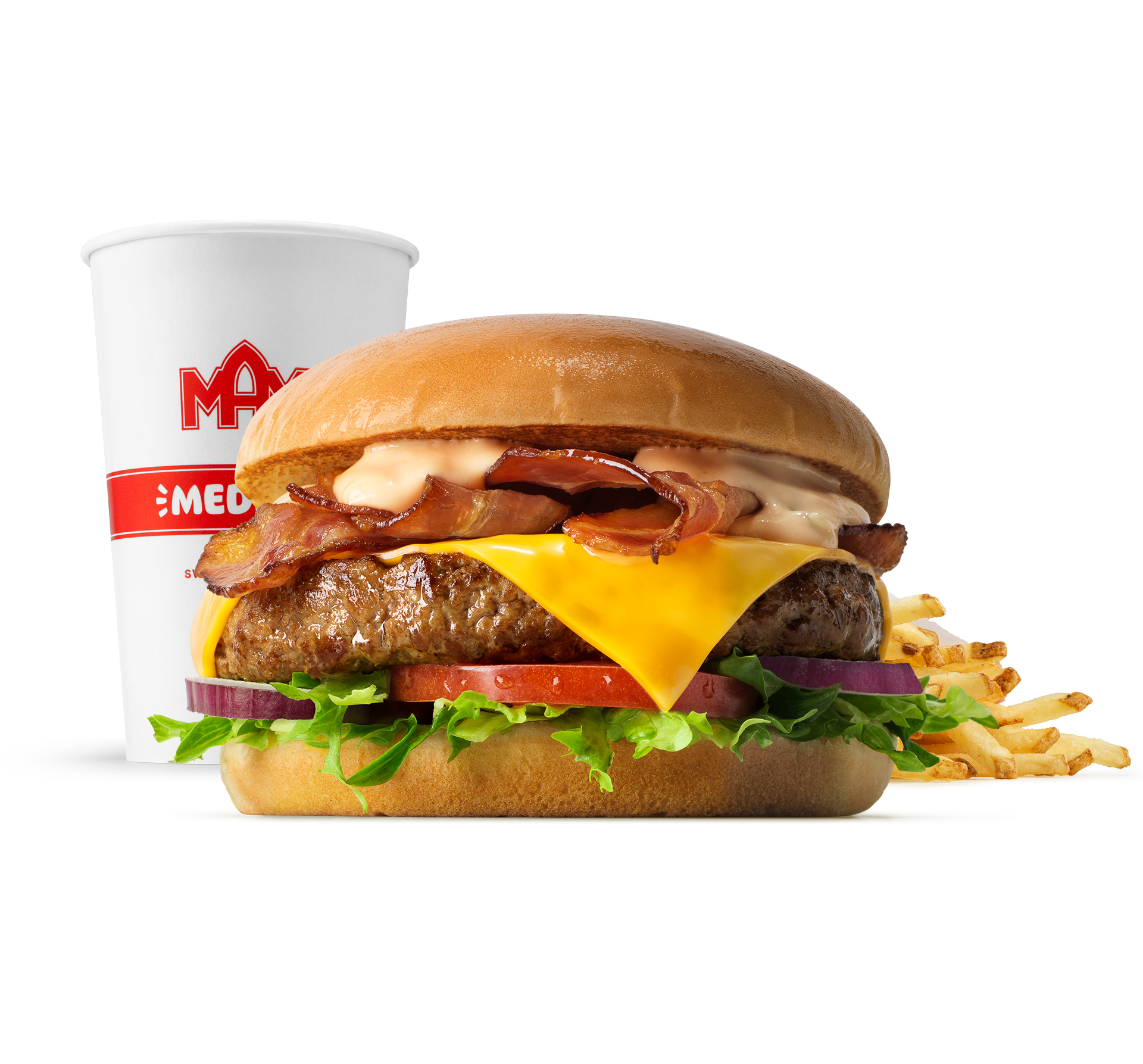 GDL Burger Ser i Bekon w zestawie