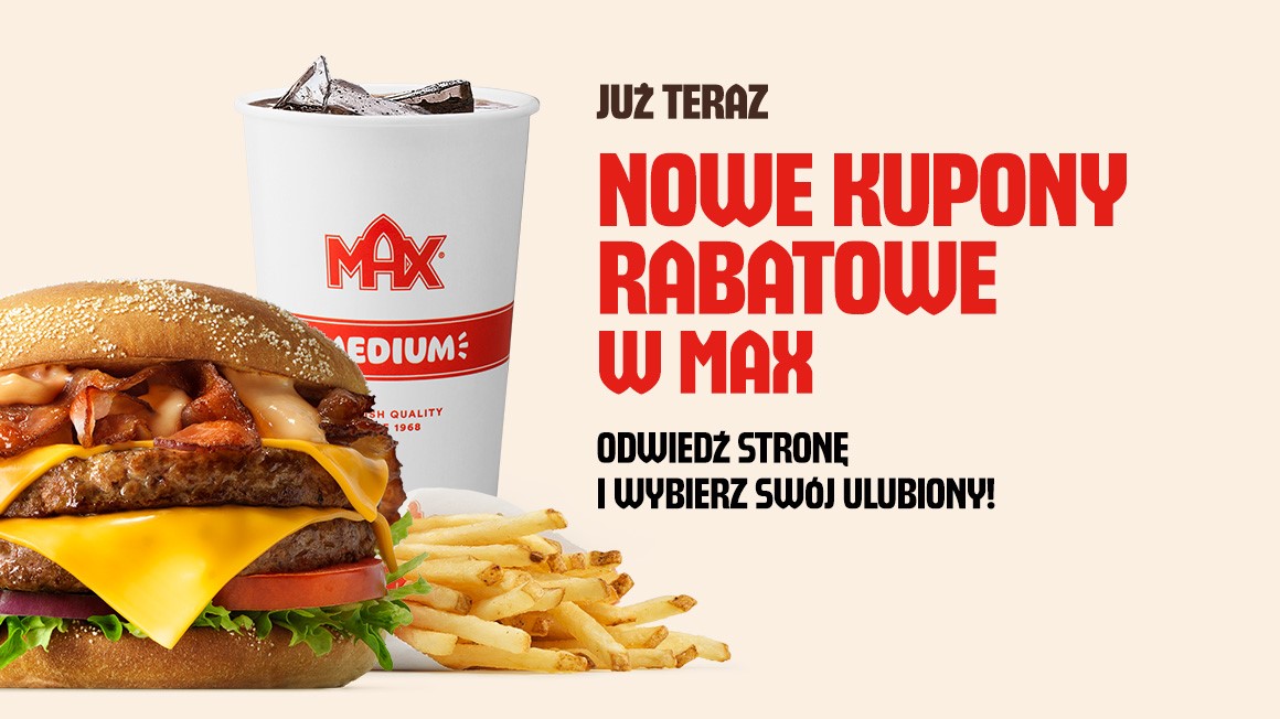 Nowe kupony rabatowe w MAX!
