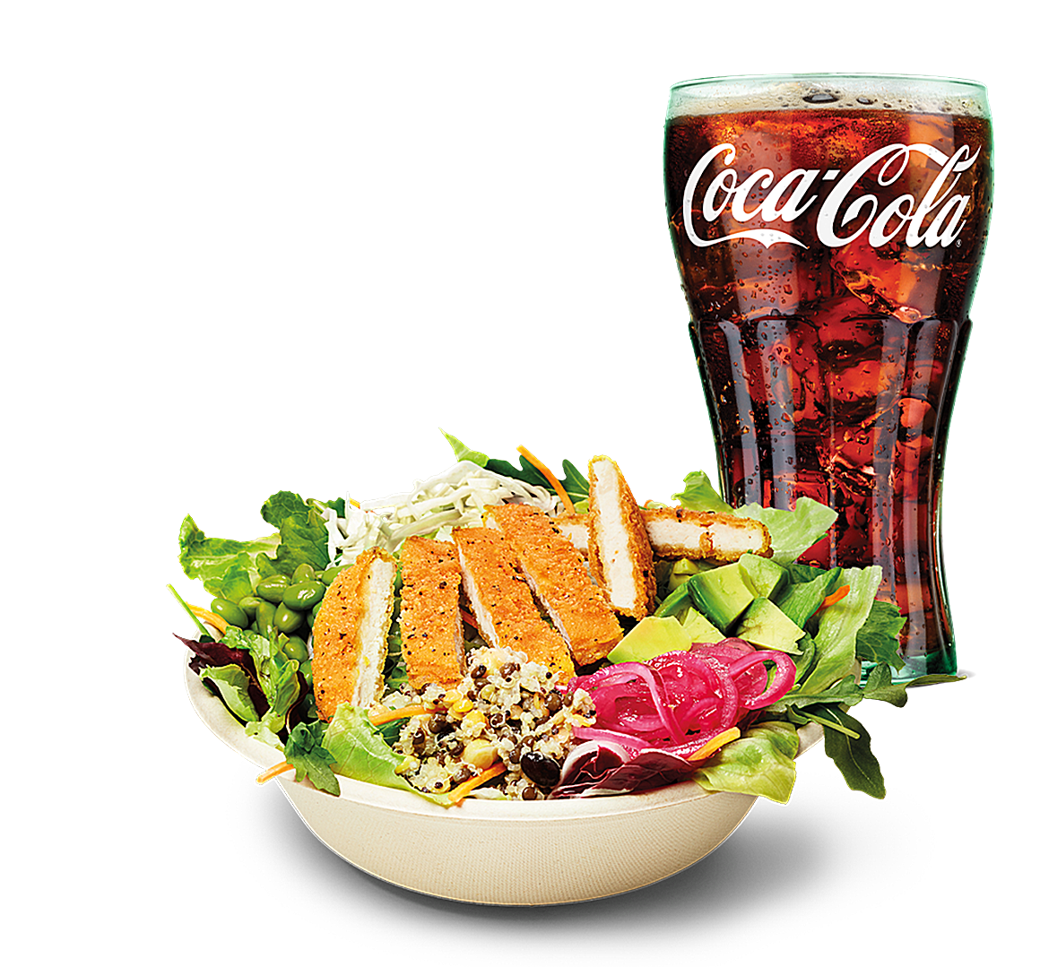 Salad Bowl Chrupiący Kurczak w zestawie