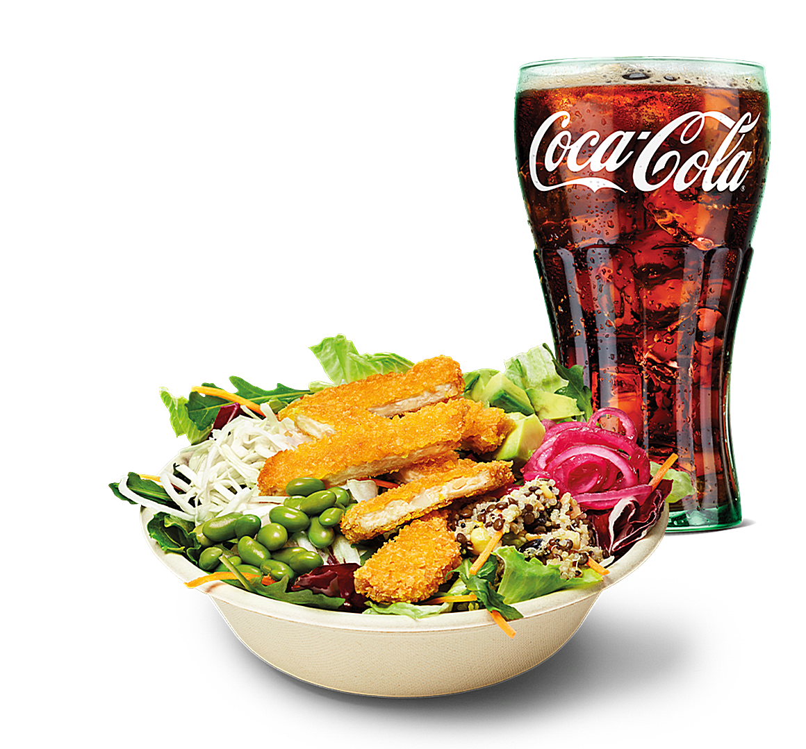 Salad Bowl Chrupiący Wege w zestawie