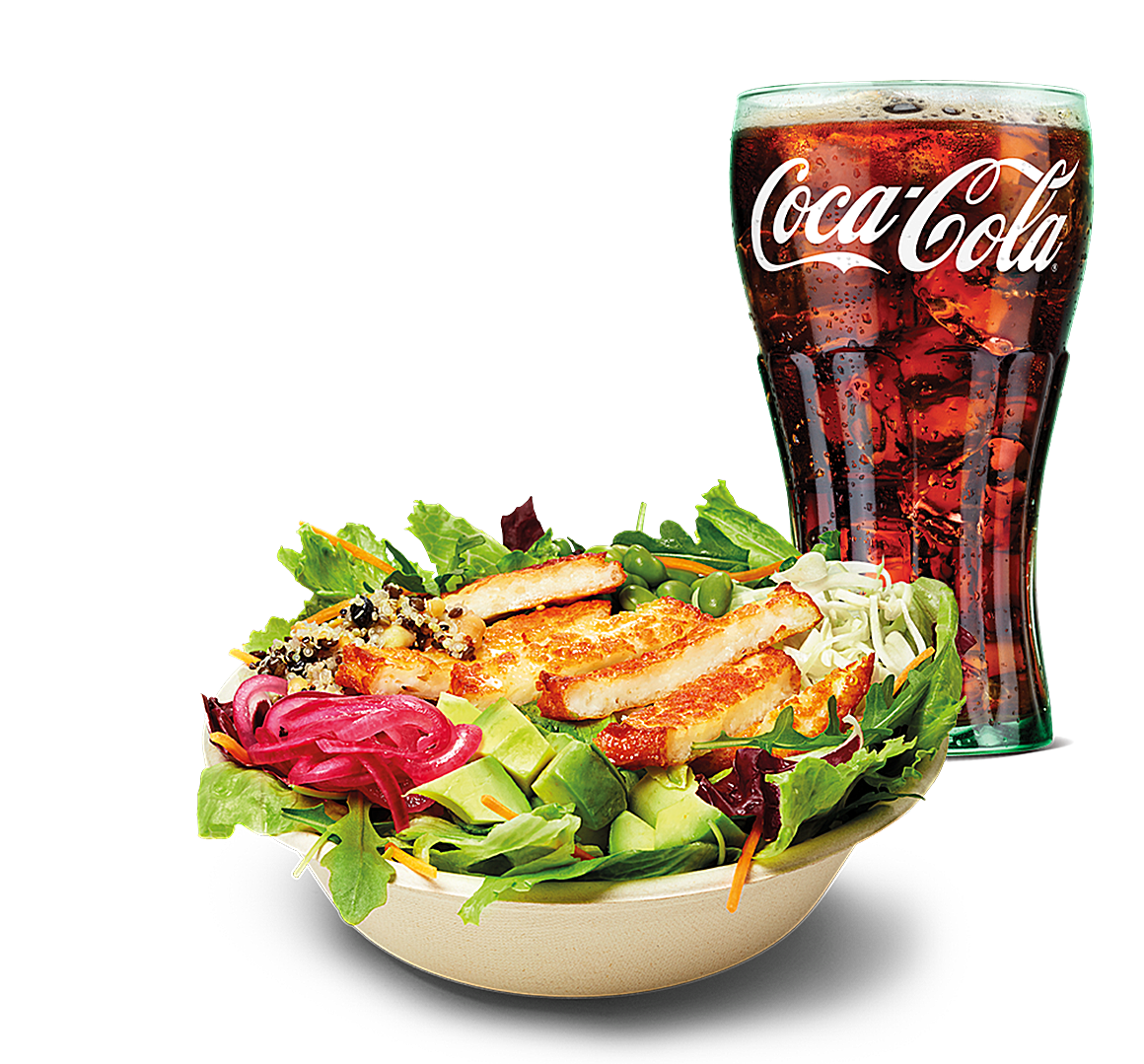 Salad Bowl Ser Halloumi w zestawie