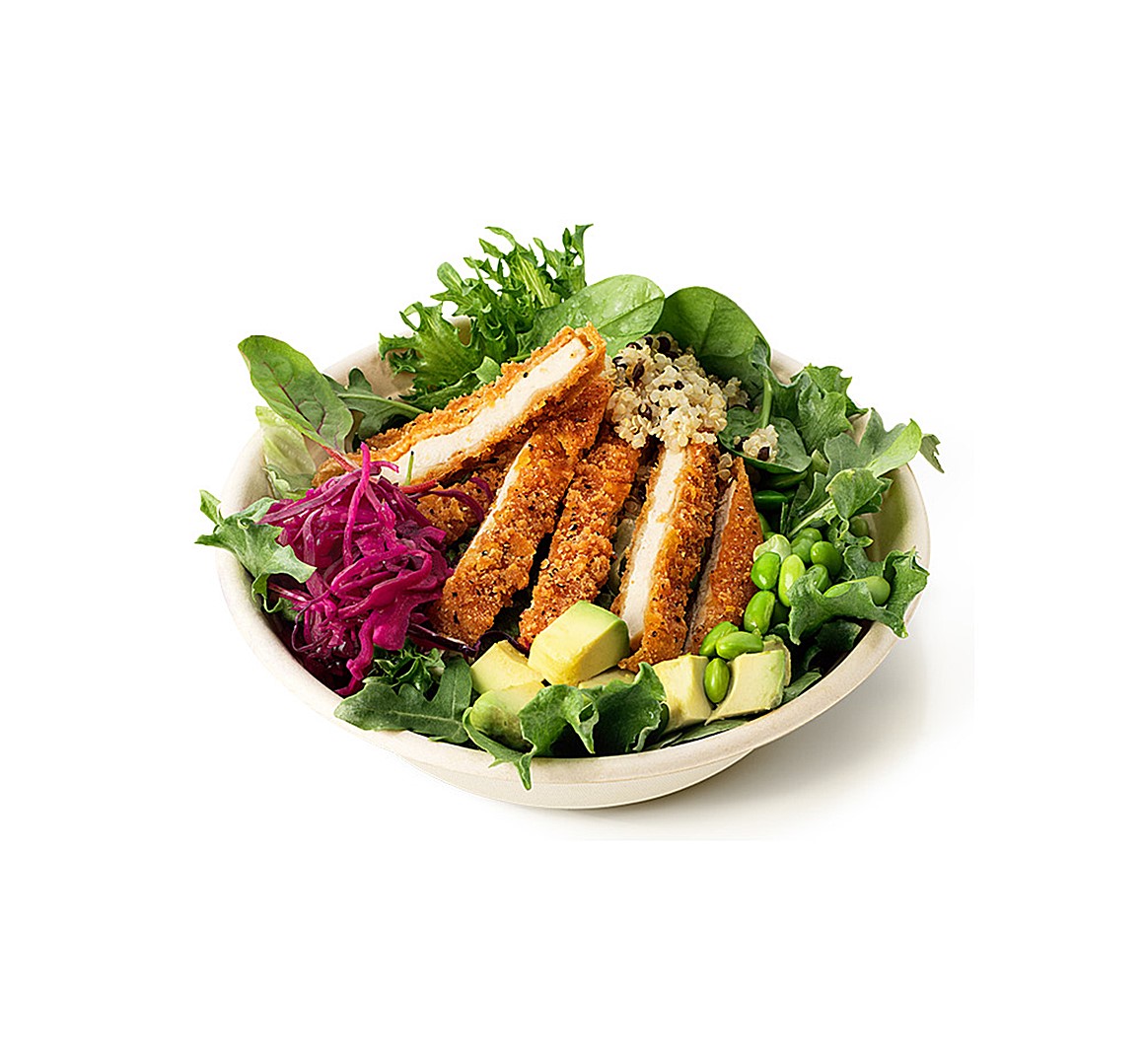 Salad Bowl Crispy Chicken