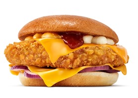 GDL DeliVery Cheezy Kurczak Burger