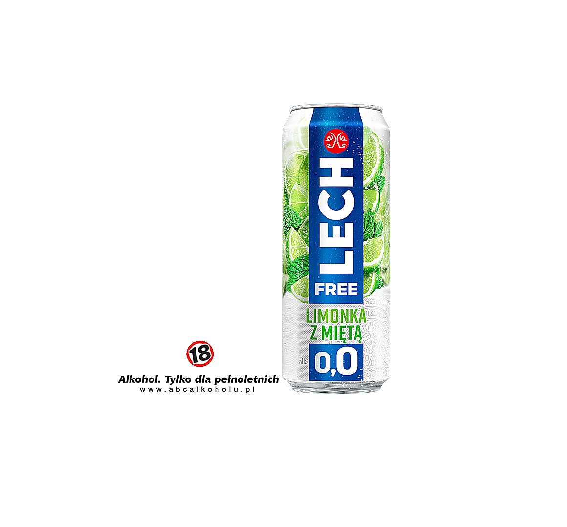Piwo bezalkoholowe Lech Free Limonka z Miętą