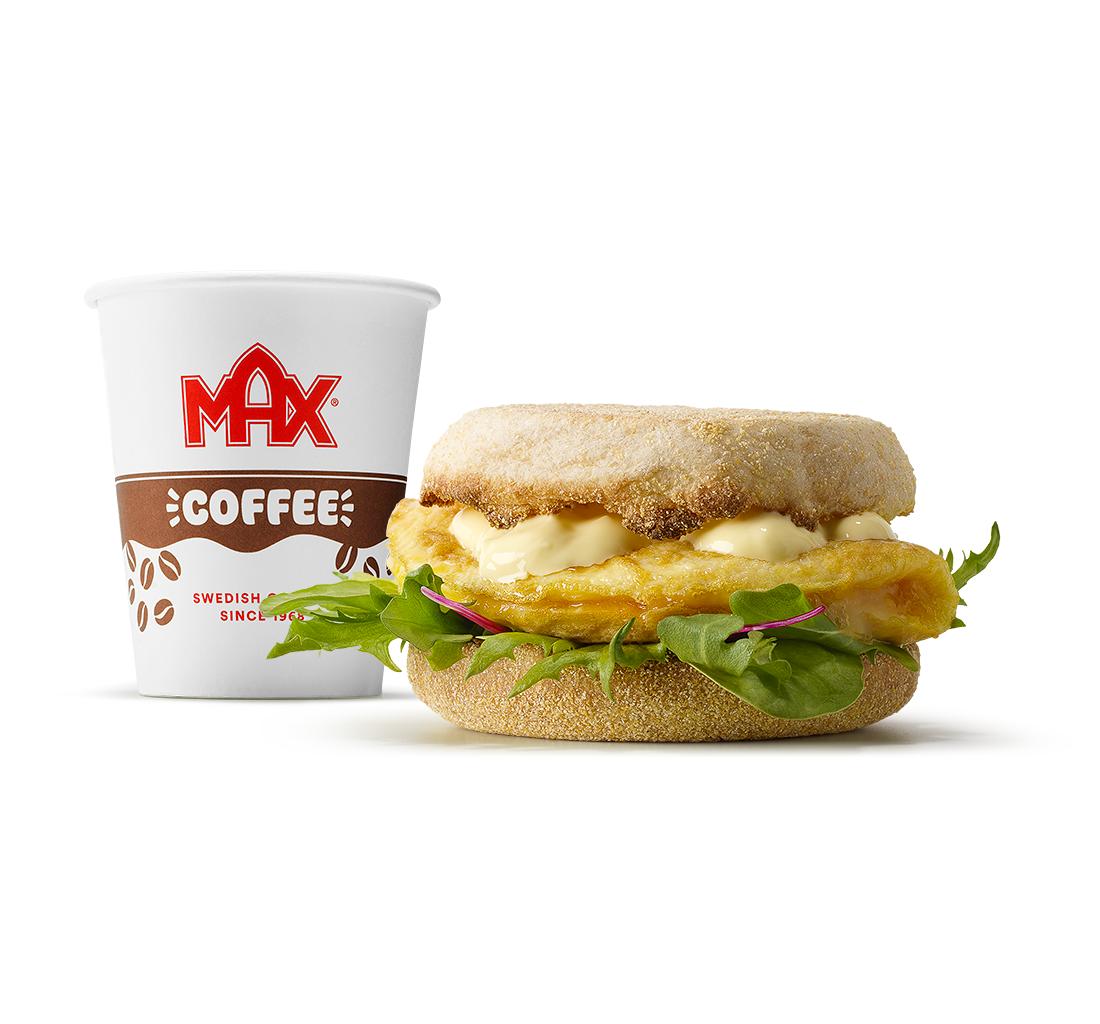 Muffin 'n' Egg Benedict w zestawie