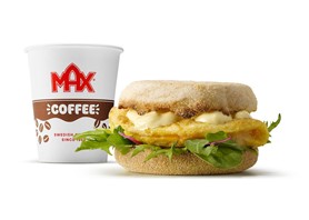 Muffin 'n' Egg Benedict w zestawie