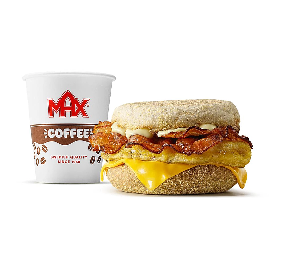 Muffin 'n' Egg Cheddar & Bacon w zestawie