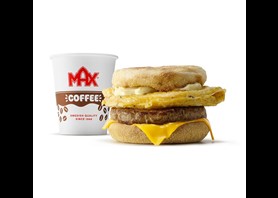 Muffin 'n' Egg Cheddar & Pork w zestawie