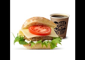 Ciabatta Roll Cheese & Pork w zestawie