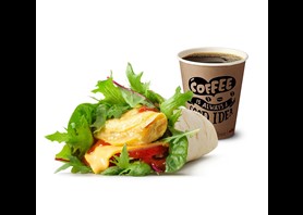 Morning Wrap Omelette & Cheese w zestawie