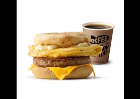 Muffin 'n' Egg Cheddar & Pork w zestawie
