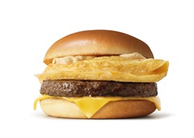 Breakfast burger