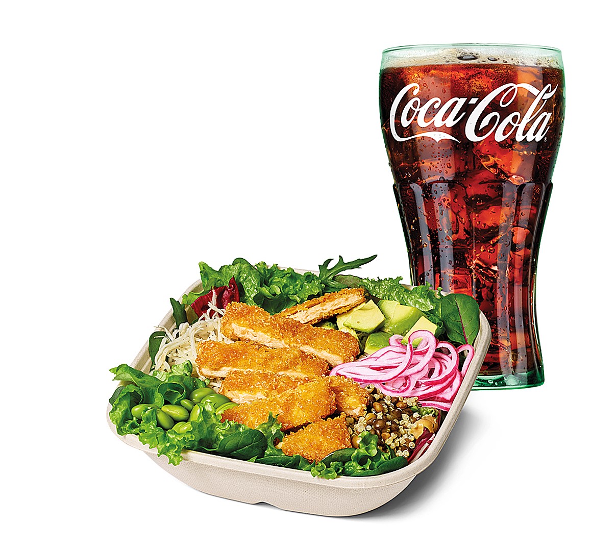 Salad Bowl Chrupiący Wege w zestawie