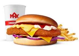 GDL DeliVery Cheezy Kurczak Burger w zestawie