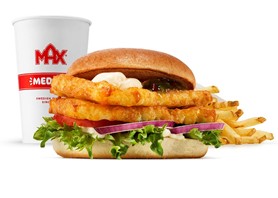 Double Maxoumi Burger w zestawie