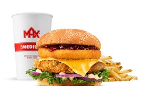 Burger Rywala Crispy Chicken w zestawie