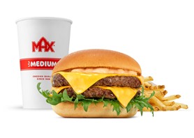 Double Cheeseburger w zestawie