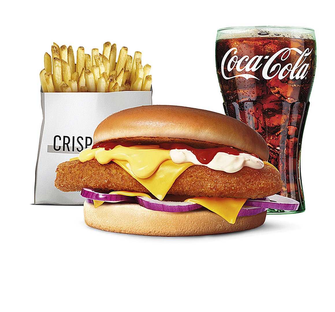 DeliVery Cheezy Kurczak Burger w zestawie