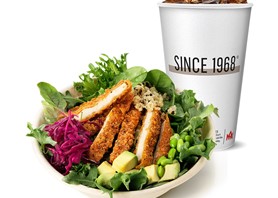Salad Bowl Chrupiący Kurczak w zestawie