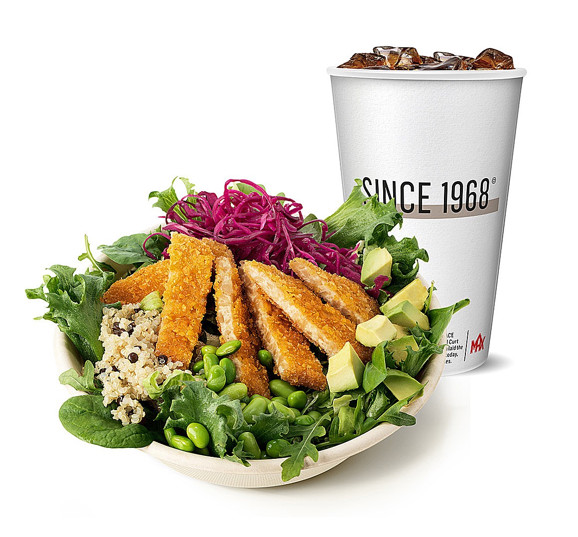 Crispy No Chicken Salad Bowl w zestawie